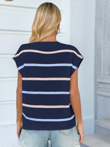 Image of GREAIDEA Womens Sweater Vest Cap Sleeve Business Casual Tops Work Shirts