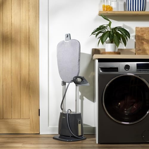 Beldray Digital Upright Garment Steamer & Iron – Potencia de 2180W, vaporizador 2 en 1, control digital, 45g/min de vapor, 3,5 bares de presión, depósito de 1,5L, suela de cerámica, SureTemp - imagen 2