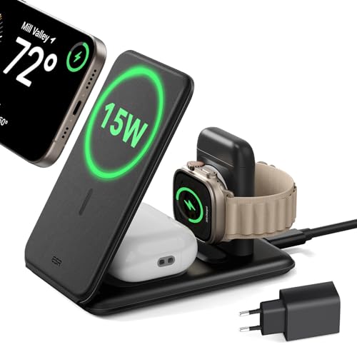 ESR 3-in-1 Reiseladegerät (Qi2)