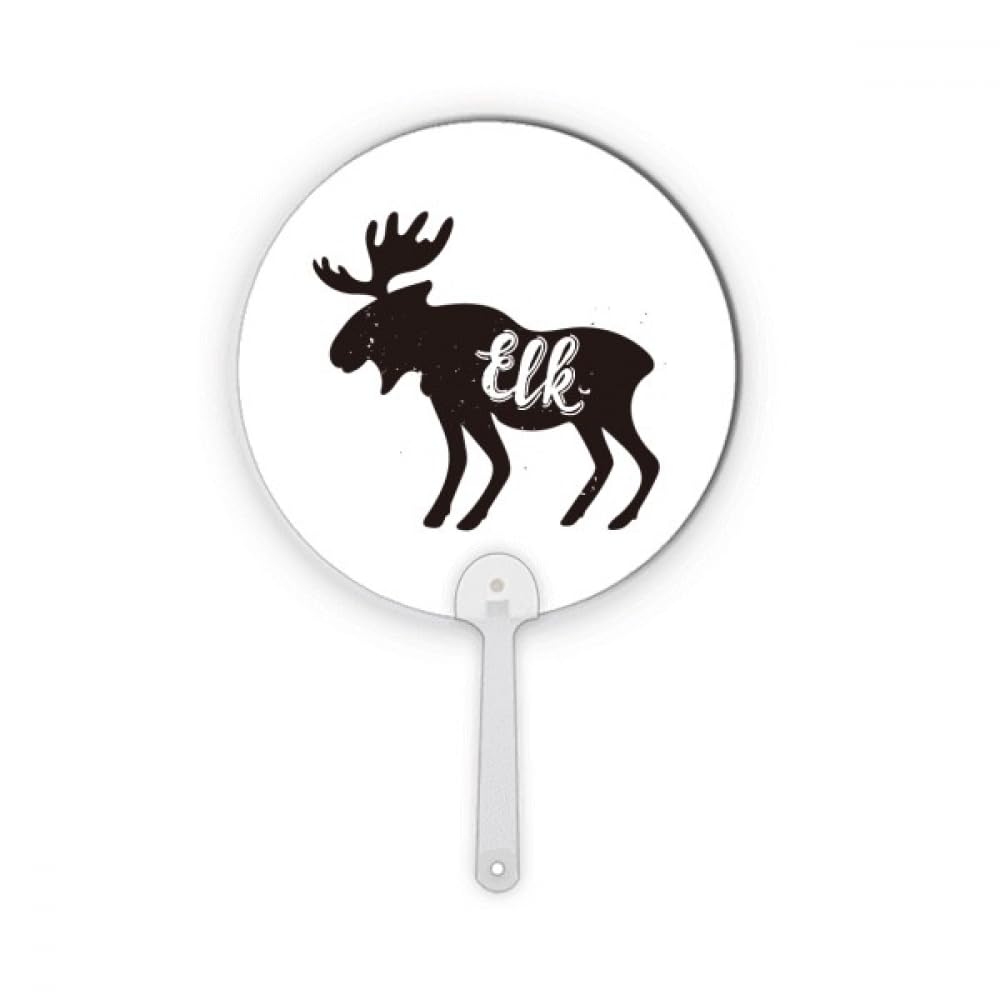 Élan noir et blanc statuette ronde plastique cadeau idéal crémaillère