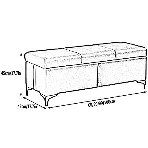 Tabouret à langer de 100 cm haut de gamme en tissu technologique résistant - 3