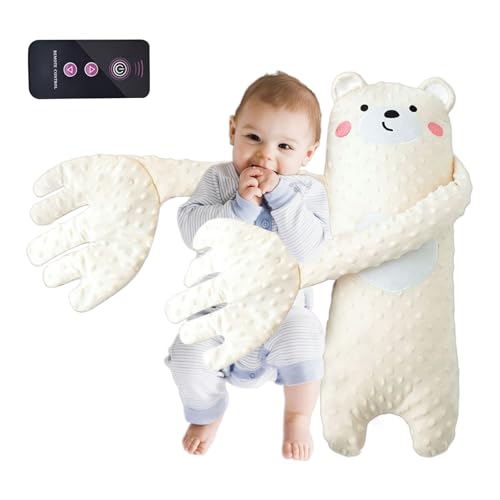 Baby Patter for Sleep - Almohada para dormir con máquina de palmaditas para dormir | Control remoto, de animal, decoración de guardería, prevención de sobresaltos y calma las emociones