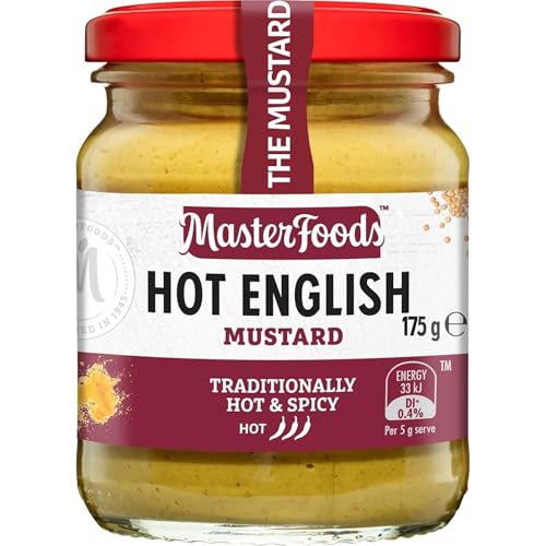 MasterFoods Mustard English Hot 175g Jar