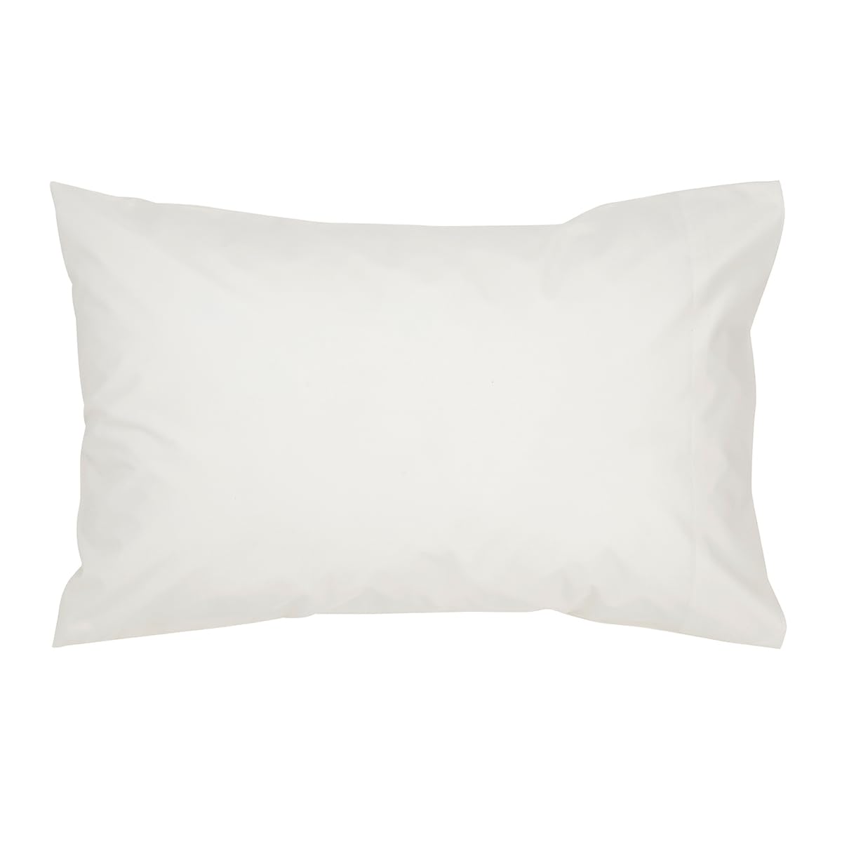 CHRISTY 400TC Luxury Cotton Sateen Plain Dye Pillowcases Pair in Ivory