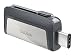 Produktbild SanDisk Ultra Dual Drive USB Type-c 32 GB 32 GB USB 3.0 (3.1 Gen 1) Type-a/Type-c schwarz, Silber