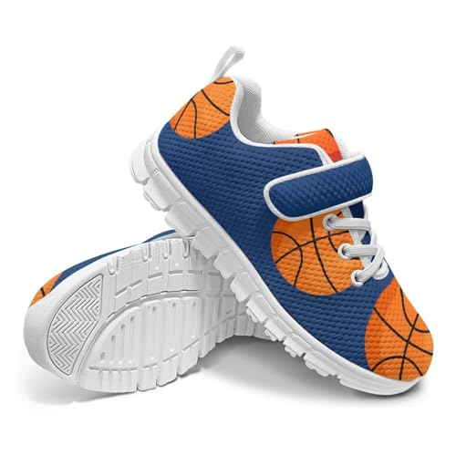 Ball Series Big Kid Sneakers Toddler Breathable Running Walking Sneakers Boys Mesh Shoes Girls Single Buckle Sneakers for Travel,Hiking3