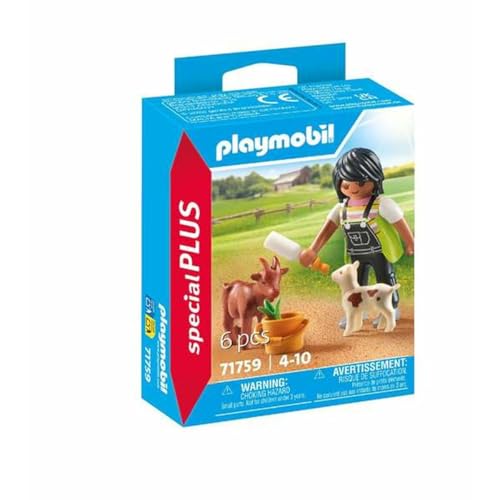 FERMIERE Chevre + CHEVREAU SPE+ PLAYMOBIL PLL71759