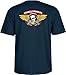 Powell Peralta Winged Ripper T-Shirt, Navy, Large