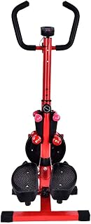 Mini-Stepper Swing Stepper Multifunctional Stepping Machine with Handle Bar Weight Loss Twist Stair Stepper Home Fitness Equipment for Exercise Hello
