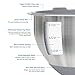 Viking Mixing Bowls Set, 10 Piece Stainless Steel Kitchen Cookware, Non-Slip Silicone Base, Includes Tight Fit Lids, Dishwasher Safe, Grey