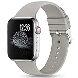 Jiamus Armband Kompatibel mit Apple Watch Armband 38mm 42mm 40mm 44mm,Weiche Silikon Ersatz Armband...