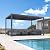 PURPLE LEAF Louvered Pergola 92KS 10' x 14' with Integrated LED Strip Lights Aluminum Outdoor Pergola with Adjustable Louvered Roof for Patio Deck Garden Yard Gray