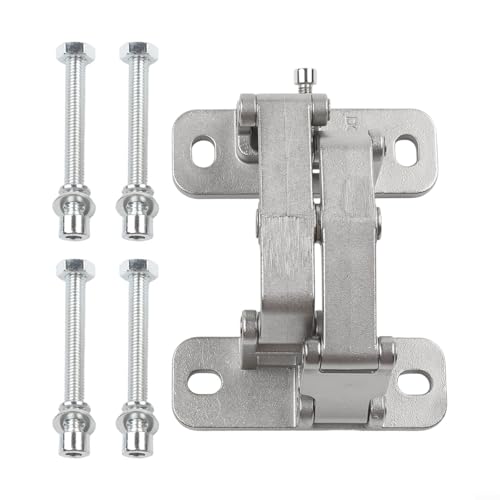 Charnière de porte 180° en acier inoxydable épais pour porte lourde 100 kg - 3
