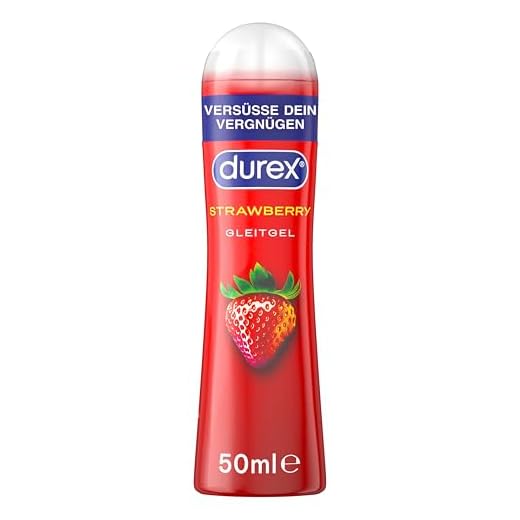 Durex Sweet Strawberry Gleit- und Erlebnisgel, mit Erdbeeraroma, 1er Pack (1 x 50 ml)