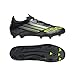 Adidas Unisex-Adult F50 League Firm Ground, Black/Iron Metallic/Lucid Lemon, 7.5