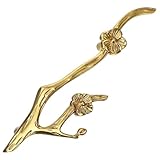 Boutons vintage pour commode - ce bouton de meuble est pratique, parfait pour armoire, commode, tiroir, placard, armoires, bibliothèque, poignée d'armoire dorée