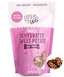 Love Leo Dehydrated Sweet Potato Dog Treats (4 oz) - Single Ingredient Sweet Potato Treats for Dogs - 100% Natural, Grain-Free