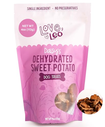 Love Leo Dehydrated Sweet Potato Dog Treats - Single