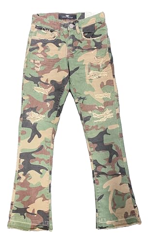 Jordan Craig - Kids Vintage Camo Stacked Jeans (JTF990RCB)