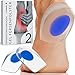Fersensporn Einlagen für Schuhe Damen und Herren, 2 Stück Soft Gel Fersenkissen (Mittel-Weich, Gr. 35-39) Geleinlagen, Gelkissen orthopädisch für die Ferse und Achillessehne