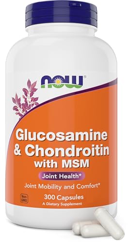 Now Glucosamine & Chondroitin with MSM, 300 Capsules