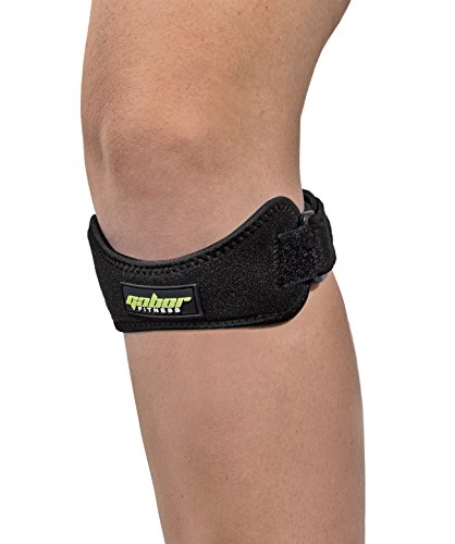 Gabor Fitness Tendon Patellar Knee Brace Support Strap Band (Pair)