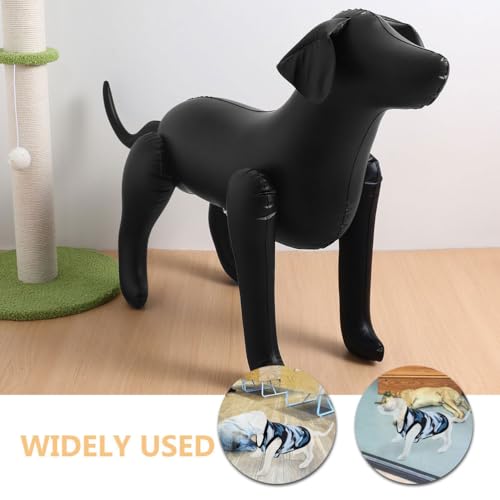 Hund Schaufensterpuppe 2st Haustierbekleidungsmodell Stehender Aufblasbarer Hund Haustier Schaufensterpuppe Stehende Aufblasbare Hunde Für Hundekleidung Stehendes Hundemodell PVC