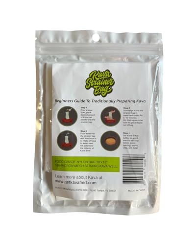 Kavafied SB100 Premium Traditional Kava Strainer Bag thumb #7