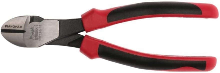 Teng Tools 6 Inch Heavy Duty Precision Side Cutting Pliers With TPR Grip Handles - MB442-6T