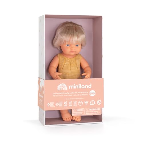Muñeca Miniland 15'' Caucásica con Implante Auditivo miniatura 4