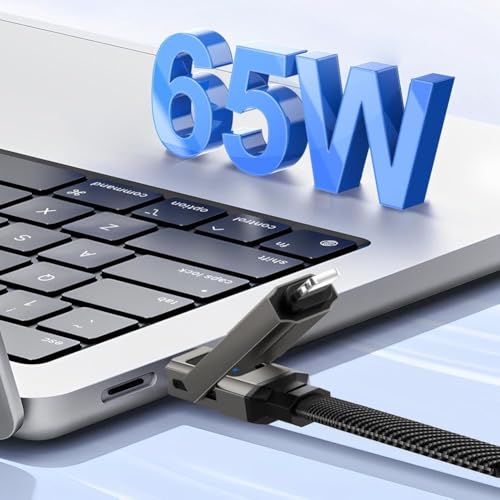 Image of Wefly 4-in-1 Keychain Cable 65W PD3.1 Fast Charge 40Gbps Data Transfer Digital Display 0.2m Portable for IOS /Phone /Laptop /Smartphone