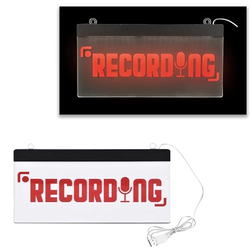 LED Acrylic Wall Recording Sign, Forest & Twelfth Recording Studio Lighted Sign for Professional...