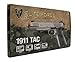 Elite Force 1911 Blowback 6mm BB Pistol Airsoft Gun, Silver/Black, 1911 TAC