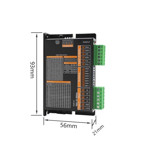 Moteur pas à pas biphasé de 0.15kg haute résolution mécanique avec pilote pas à pas stable