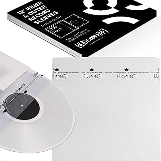 Hudson Hi-Fi 100x Inner & 100x Outer Protective Sleeves for Vinyl & Records Cover Art – Blocks Scratches, Static, Dust, Damage – Acid-Free, Smooth Slide – Fits Single Double Gatefold LP Sleeve - Les Beatles, Paul McCartney, John Lennon, RIngo Starr, George Harrison