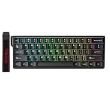 Teclado Mecânico Gamer AULA WIN60 HE Preto com Switch Magnético de Alta Precisão 8kHz RGB e Layout US