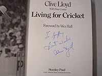 Living for Cricket 0091333601 Book Cover