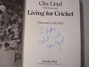 Hardcover Living for cricket Book