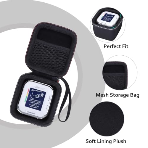 Image of XANAD Hard Case for Oklar /MMIZOO /Medline /IPROVEN Wrist Blood Pressure Cuff Monitor Within Size 4'' x 3'' x 3'',Black
