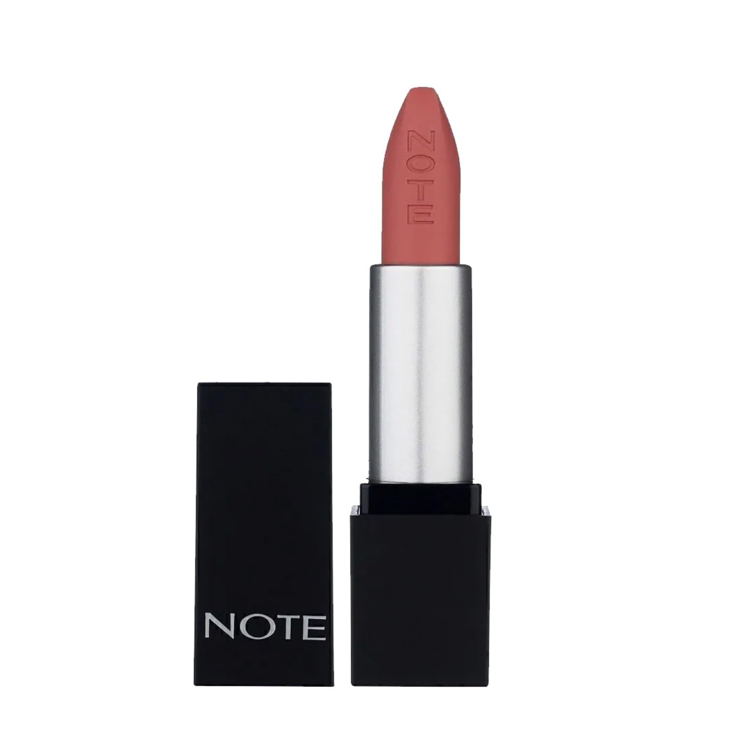 Note Cosmetics Mattever Lipstick 06 Sunset Party Yarı Mat Saten Bitişli Ruj, Pembe