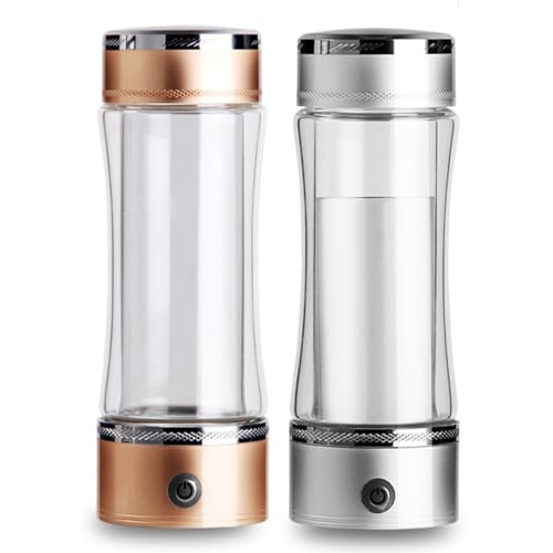 Generador de hidrógeno, Botella de 350 ml, generador de Agua de hidrógeno de 1200 1600 PPB, tecnología SPE PEM, generador de Agua ionizada Recargable, antioxidante antienvejecimien