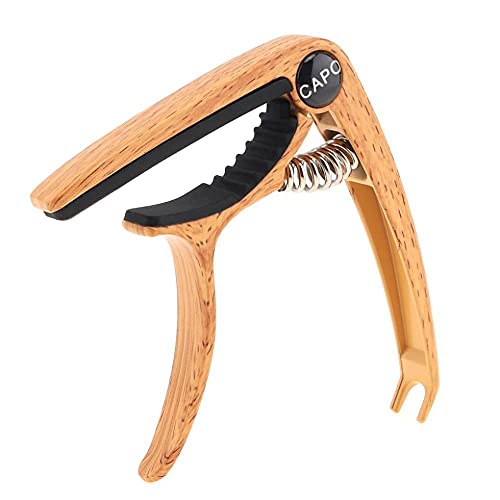 EURYTKS Accordeur de Guitare en Alliage d’aluminium, métal, Grain de Bois, Capo de Guitare, pour Guitare, ukulélé… - Les Beatles, Paul McCartney, John Lennon, RIngo Starr, George Harrison EURYTKS Accordeur de Guitare en Alliage d'aluminium, métal, Grain de Bois, Capo de Guitare, pour Guitare, ukulélé…