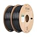 eSUN ASA+ Filamento 1,75 mm, filamento per stampante 3D resistente alle intemperie per parti funzionali esterne, filamento di stampa 3D da 1 kg per stampanti 3D (Nero+2KG, 2KG) immagine