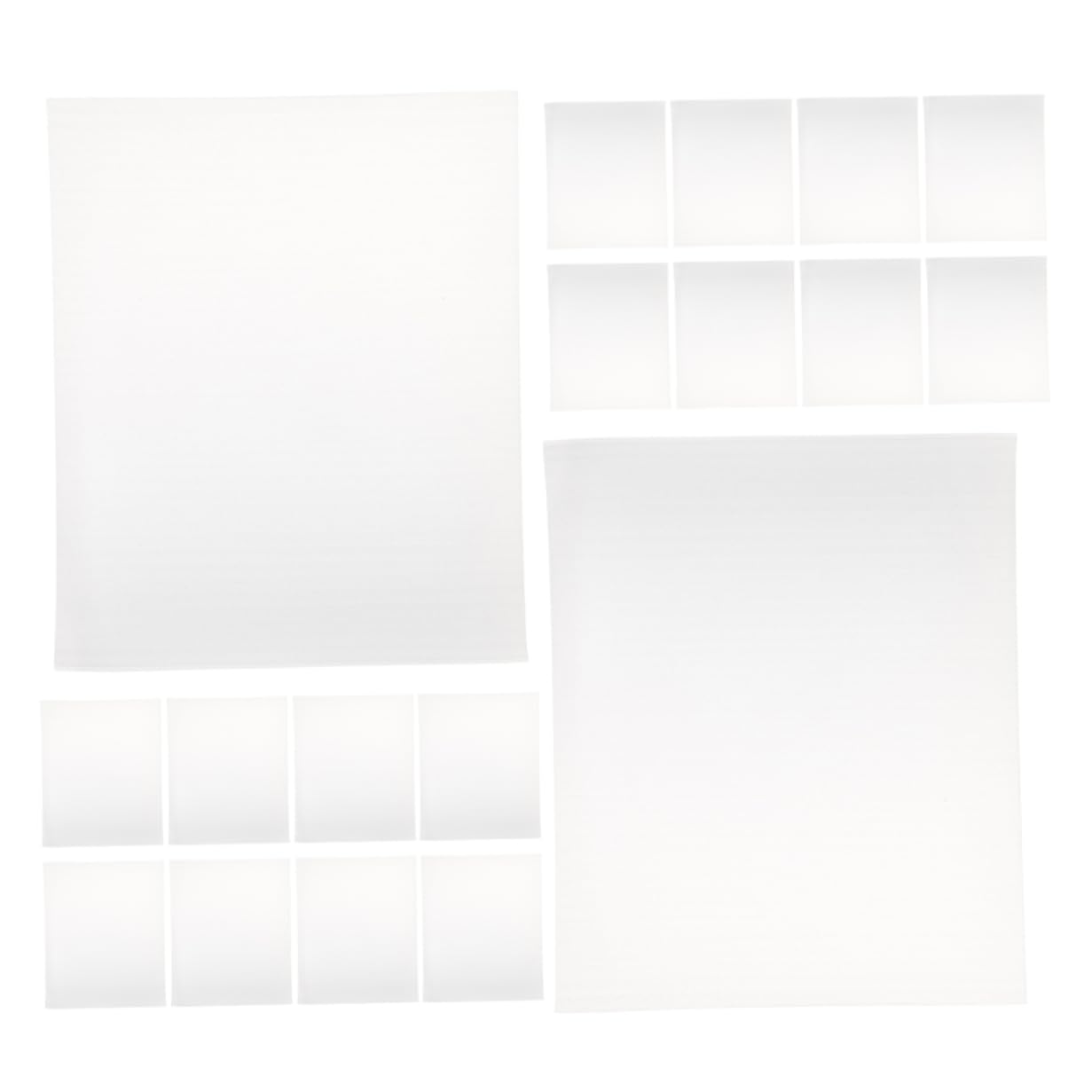 TEHAUX Bolsas de Espuma Epe de Color Blanco Antiestáticas para Embalaje de 300 Unidades Función Amortiguadora y Versátil, Ideales para Proteger Objetos y Teléfonos durante Transporte