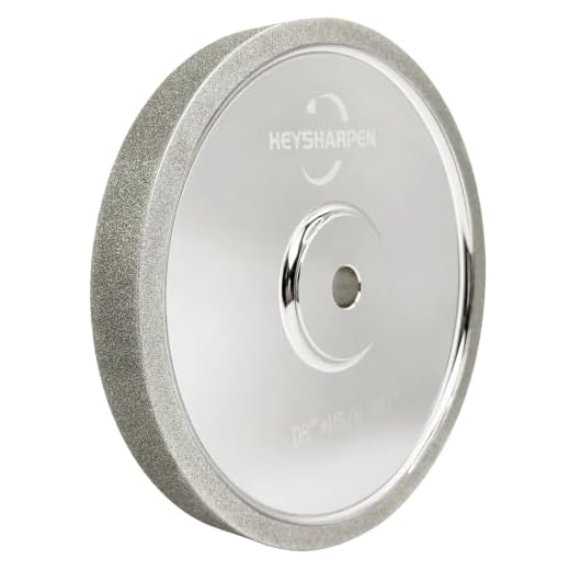 CBN Grinding Wheel 8 Inch for Bench Grinder, 5/8" Arbor, 1" Wide, 180 Grit