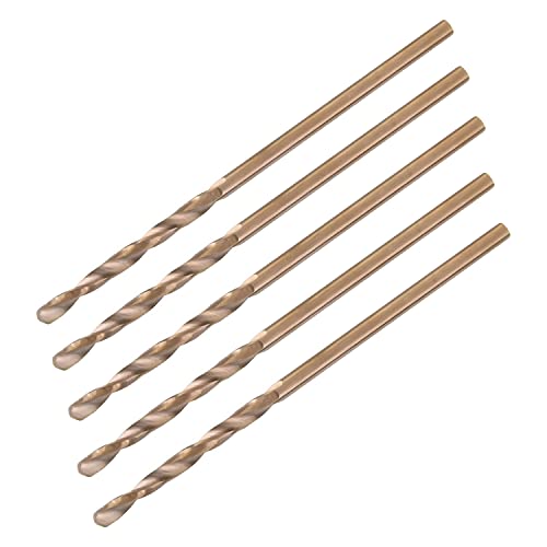 Utoolmart ツイストドリル ドリル セット ツイストドリルビット ドリル径1.5mm 全長40mm シャンク径1.5mm 10個入り 麻花ドリルビットセット 鉄工用ドリルド 電動ドリルビット ドリル刃セット高速度鋼工具 HSSビット 掘削工具 穴あけ DIY 電動工具 シャンパン