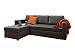 Produktbild Atlantic Home Collection SEVEN Polsterecke inklusive Schlaffunktion und Bettkasten, Stoff, anthrazit, 225 x 150 x 82 cm