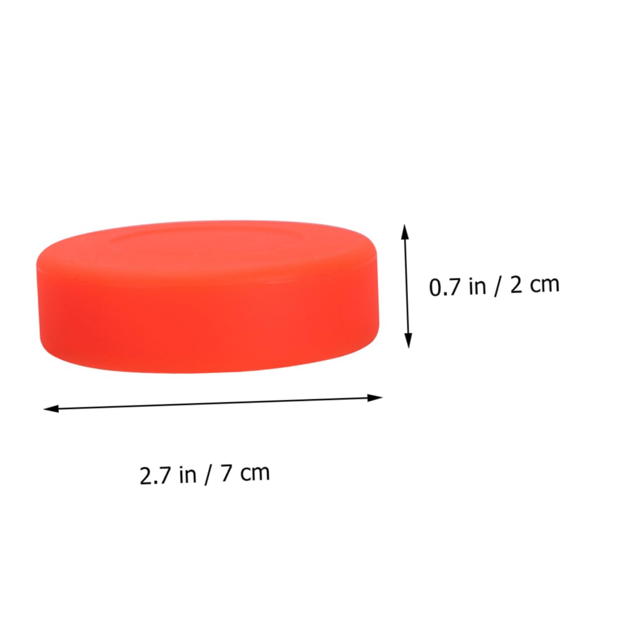 Toyvian Rondelles de Hockey en Caoutchouc Rouge 10 Pièces Dureté Réglable