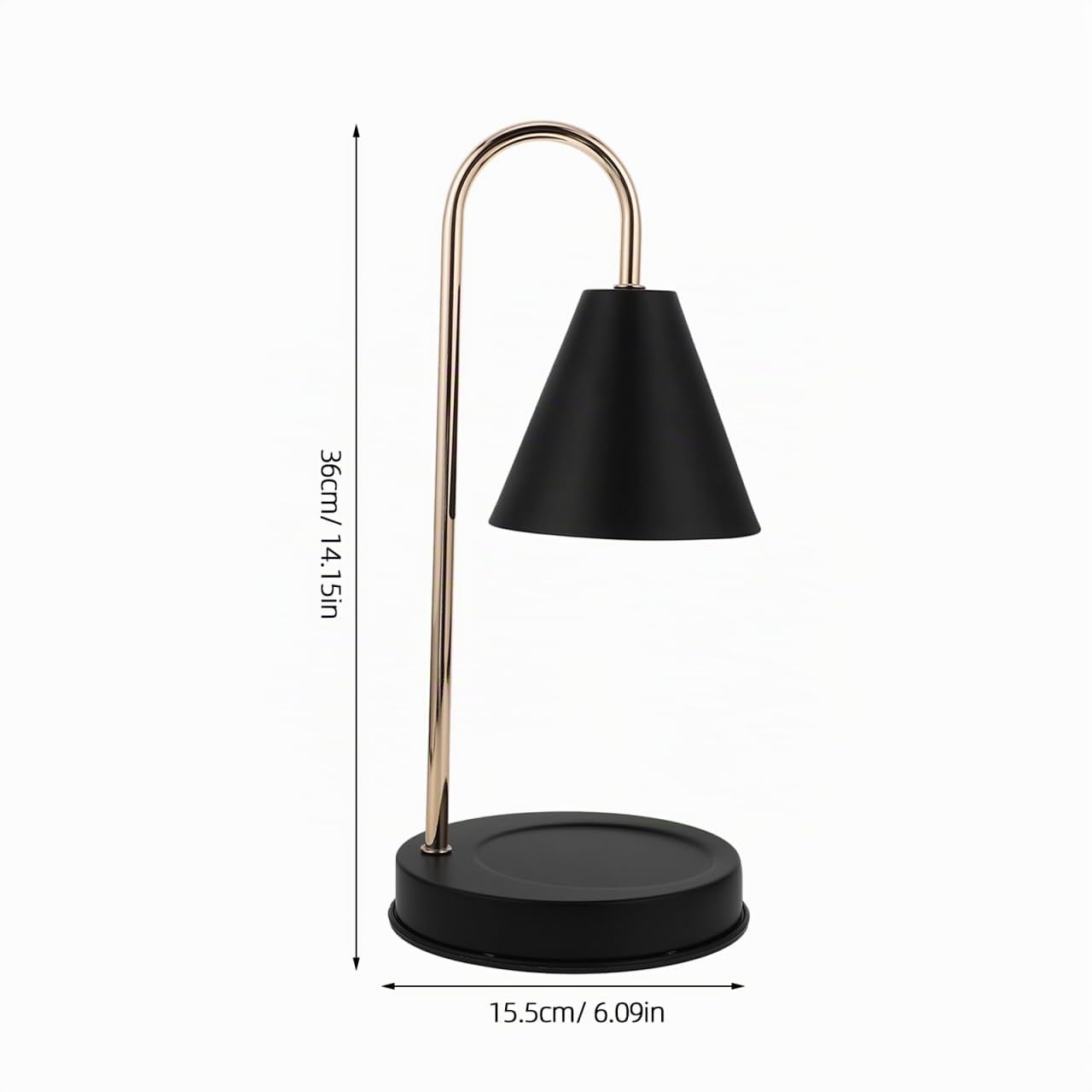 Ciieeo Lámpara De Repuesto Para Calentador De Velas Candle Lamp Para Derretir Cera Decoración Nórdica De Metal Y Plástico Lámpara De Mesa Para Dormitorio Y Salón