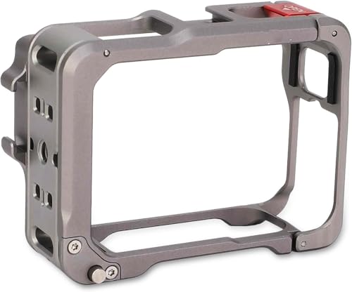 Insta360 Ace Pro 2/Ace Pro用 アルミ合金ケージ, コールドシュー・1/4インチネジ穴付き, 三脚・自撮り棒・マイク対応